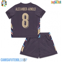 Camisa de time de futebol Inglaterra Alexander-Arnold #8 Replicas 2º Equipamento Infantil Europeu 2024 Manga Curta (+ Calças curtas)
